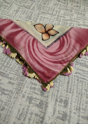 Renkli Kadın el tığ örgüsü yemeni Fularlar - Görsel 6