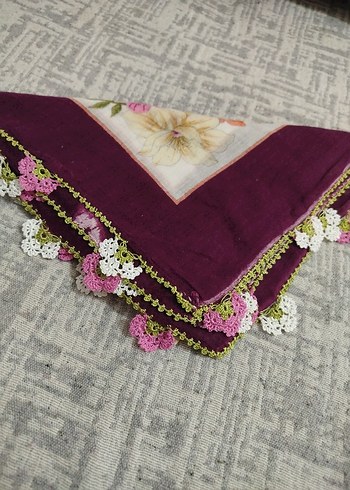 Renkli Kadın el tığ örgüsü yemeni Fularlar - Görsel 7