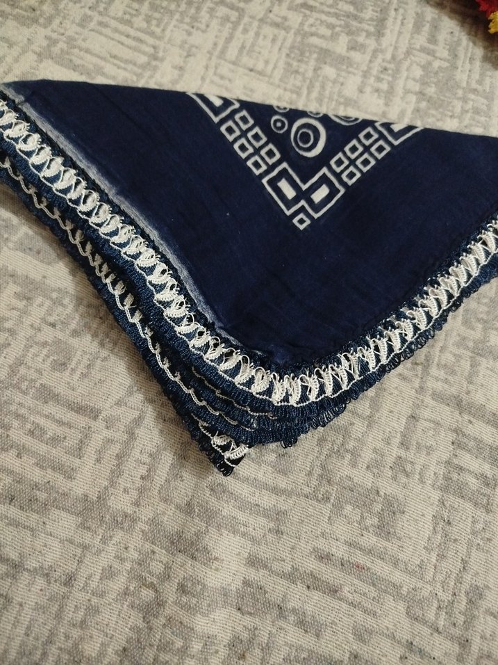 Renkli Kadın el tığ örgüsü yemeni Fularlar - Görsel 4