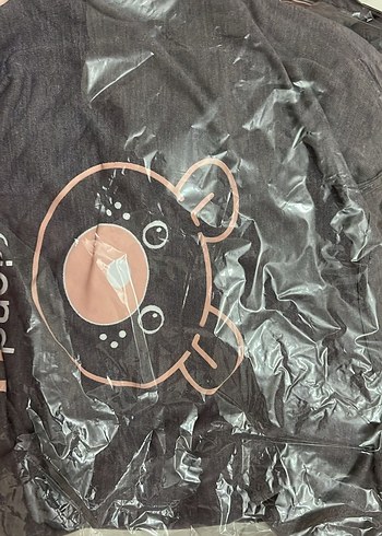 Kadın Kısa Kollu ayıcık baskılı Pijama Takımı - Görsel 2