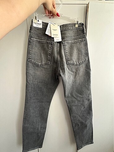 34 Beden gri Renk Mango kot jean