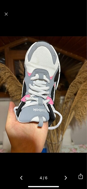 38 Beden gri Renk Reebok ayakkabı