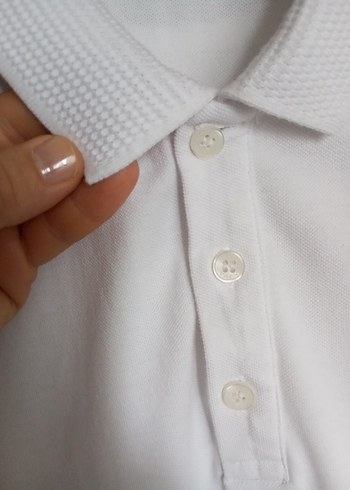 AVVA,Erkek Beyaz Polo Tişört Kısa Kollu Lacoste - Görsel 6