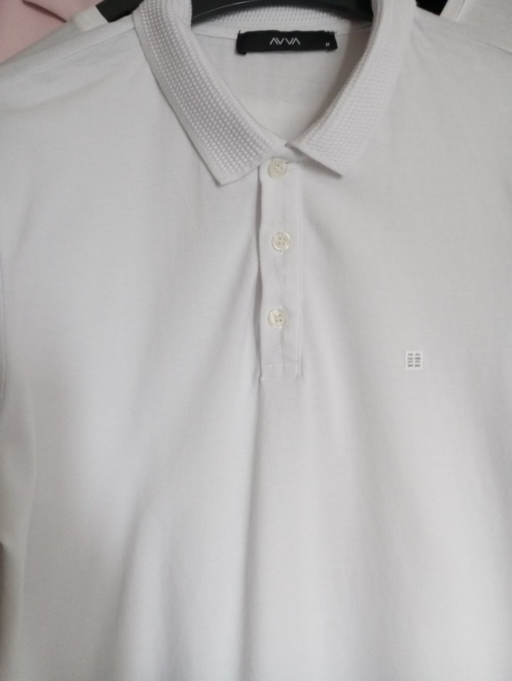 AVVA,Erkek Beyaz Polo Tişört Kısa Kollu Lacoste - Görsel 5