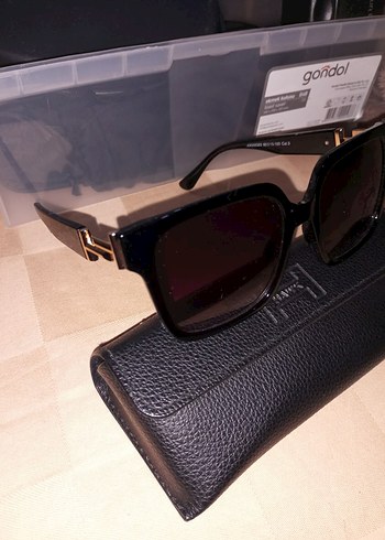 siyah çerçeveli, büyük güneş gözlüğü,Aua di polo,orjinal - Görsel 2
