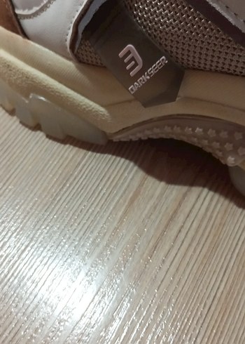 Kadın Bej Yılan Desenli Platform Spor Ayakkabı,Dark seer orjinal - Görsel 3