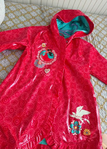 Disney kız Çocuk Kapüşonlu Yağmurluk - Görsel 3