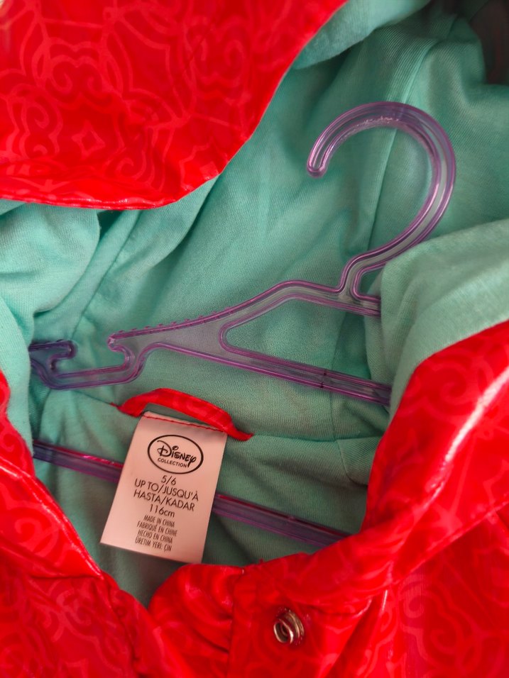 Disney kız Çocuk Kapüşonlu Yağmurluk - Görsel 2