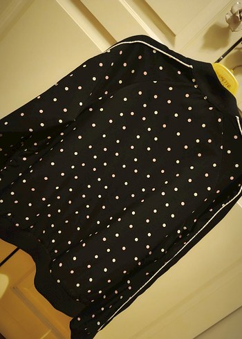 Stradivarius Siyah Puantiyeli Kadın Ceket - Görsel 5