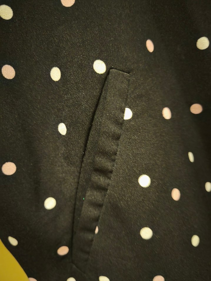 Stradivarius Siyah Puantiyeli Kadın Ceket - Görsel 4