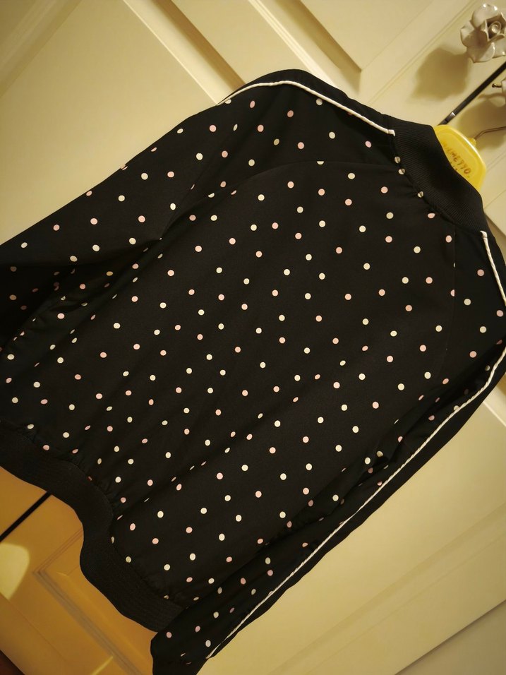 Stradivarius Siyah Puantiyeli Kadın Ceket - Görsel 5