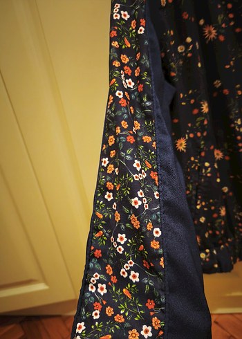 Stradivarius ciçek Desenli ceket - Görsel 2