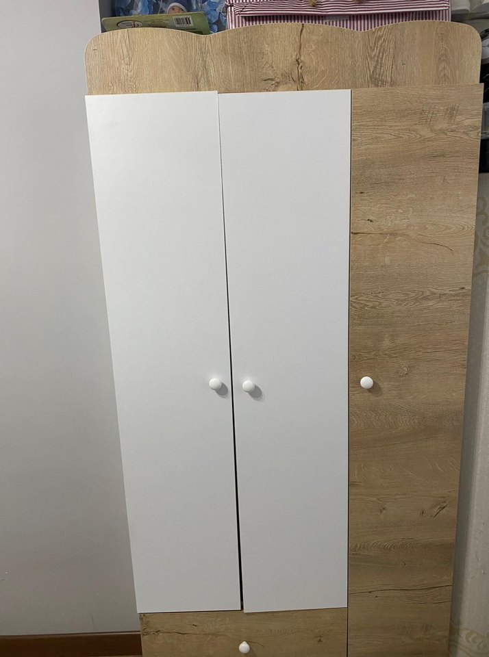 Beyaz Çocuk Gardırop Dolabı - Görsel 2