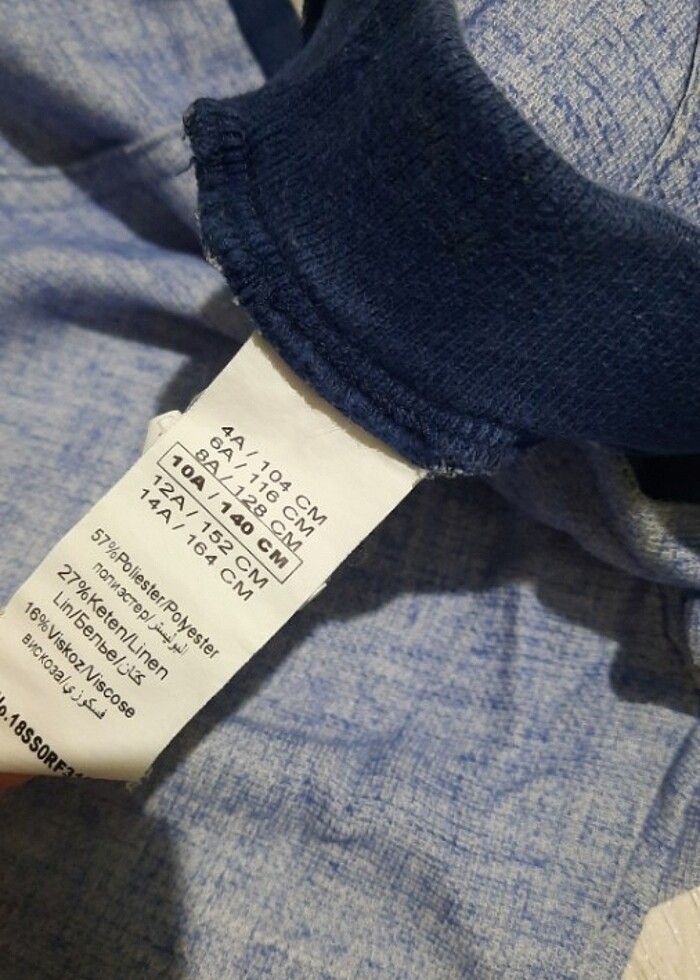 Keten erkek çocuk şort  - Görsel 4