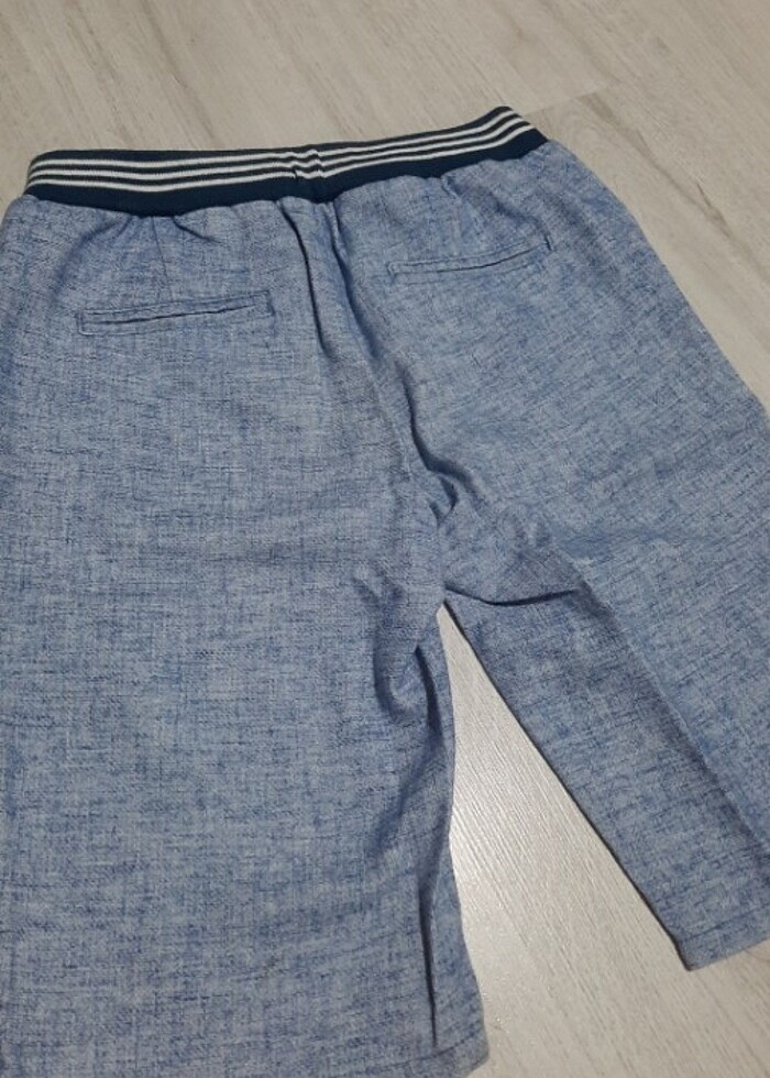 Keten erkek çocuk şort  - Görsel 5