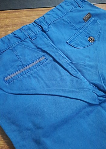 Erkek Çocuk Mavi Rahat Kesim Şort - Görsel 6