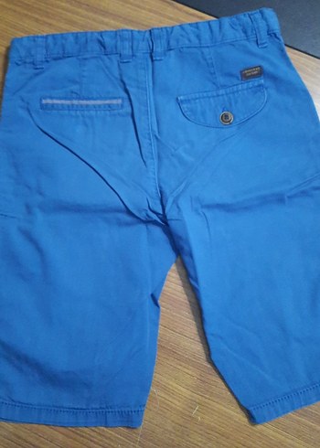 Erkek Çocuk Mavi Rahat Kesim Şort - Görsel 5