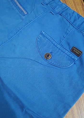 Erkek Çocuk Mavi Rahat Kesim Şort - Görsel 7