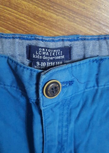 Erkek Çocuk Mavi Rahat Kesim Şort - Görsel 2