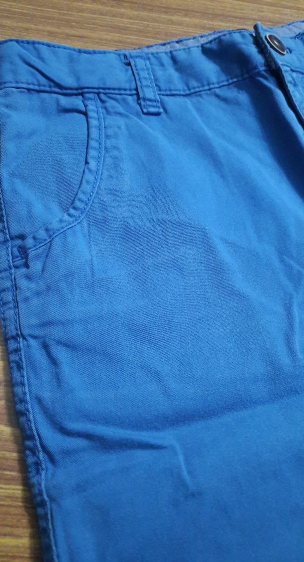 Erkek Çocuk Mavi Rahat Kesim Şort - Görsel 3