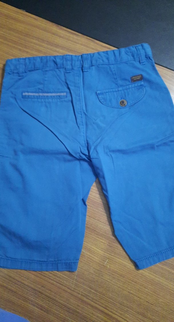 Erkek Çocuk Mavi Rahat Kesim Şort - Görsel 5