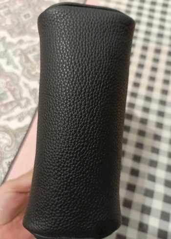 Diğer Siyah Deri Kadın Makyaj Çantası LUA