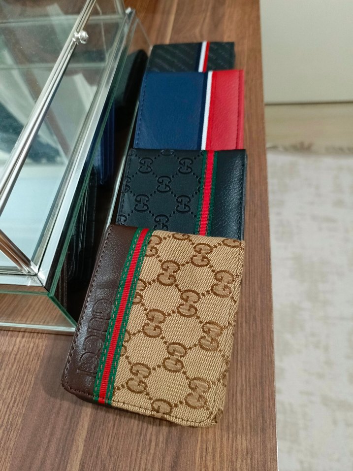 Siyah Baskılı Erkek Cüzdanı - Görsel 5