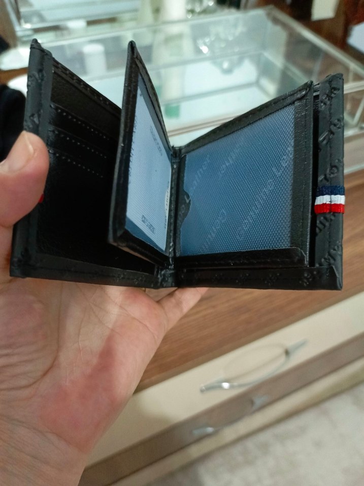 Siyah Baskılı Erkek Cüzdanı - Görsel 4