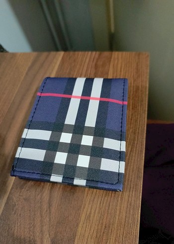 Lacivert Ekose Erkek Cüzdan - Görsel 6