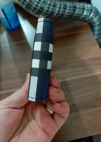 Lacivert Ekose Erkek Cüzdan - Görsel 4