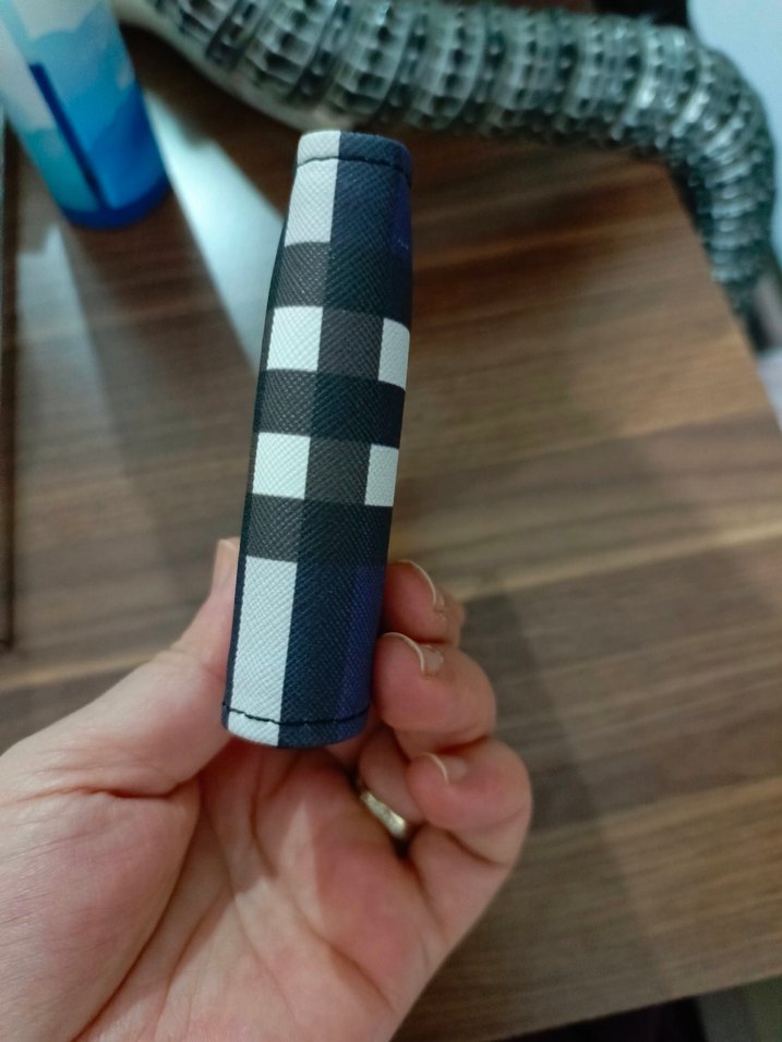 Lacivert Ekose Erkek Cüzdan - Görsel 4