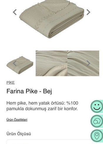 Bej Renkli Düz Desen Yatak Örtüsü bambu markası - Görsel 7