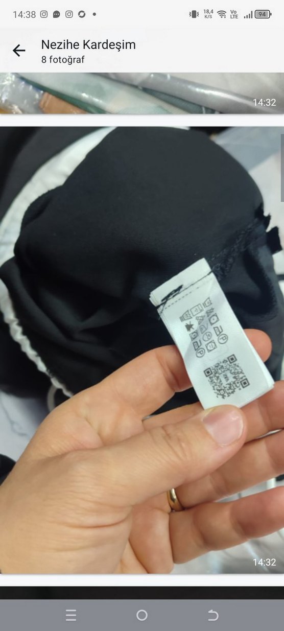 Kadın Siyah Regular Fit Kumaş Pantolon xs beden - Görsel 5