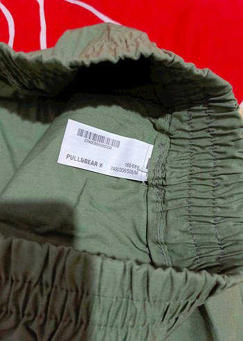 Düğmeli Kadın Haki Kumaş etek M beden L beden uyumlu - Görsel 5