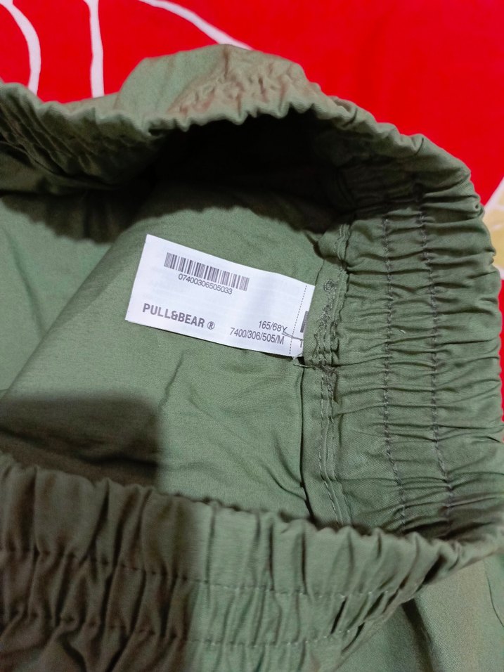 Düğmeli Kadın Haki Kumaş etek M beden L beden uyumlu - Görsel 5