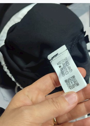 Siyah Kadın Kumaş Pantolon Zara markası orijinal ürün - Görsel 11