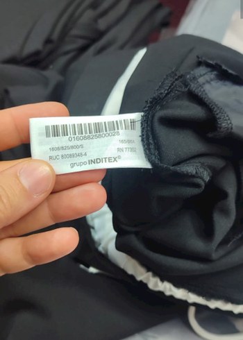 Siyah Kadın Kumaş Pantolon Zara markası orijinal ürün - Görsel 12