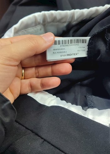 Siyah Kadın Kumaş Pantolon Zara markası orijinal ürün - Görsel 8