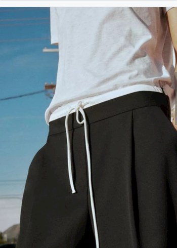 Kadın Siyah Kumaş Pantolon orijinal Zara markası - Görsel 15