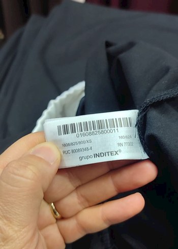 Siyah renk Kumaş Kadın Pantolon orijinal Zara markası ürün - Görsel 6