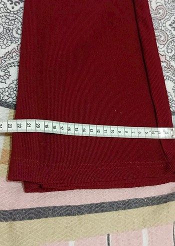 Bordo renk Uzun Kollu Tulum ölçüleri mevcut - Görsel 6