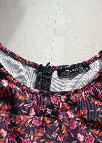 Bordo Kadın Midi Triko Elbise - Görsel 4