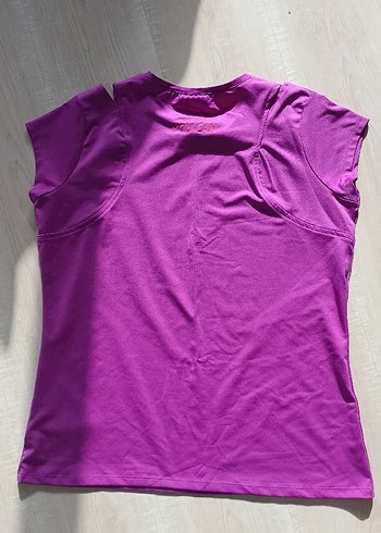 Mor Kısa Kollu spor tişörtü - Görsel 3