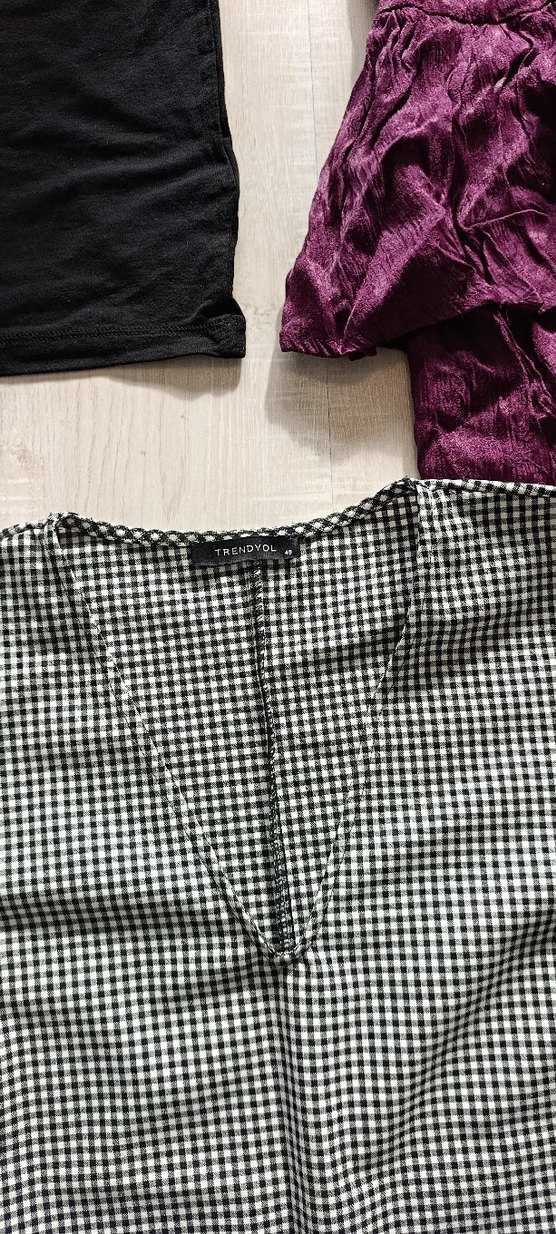 Mor Pilili Midi Kadın Elbise - Görsel 4