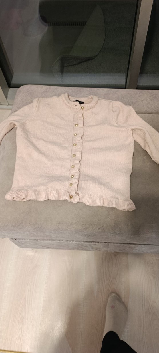 LCW Pastel Pembe Düğmeli Kadın Triko Hırka - Görsel 5