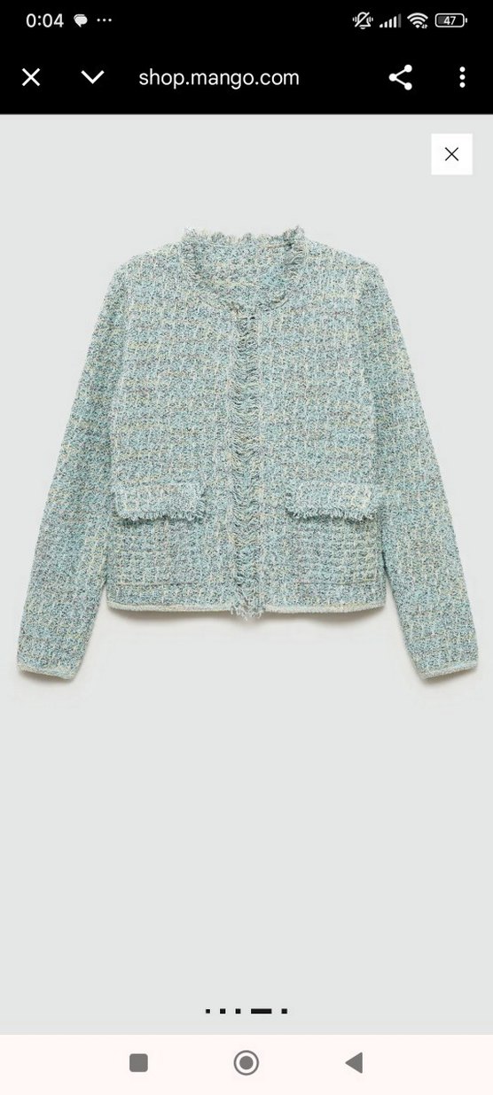 Kadın Beyaz Kısa Örgü Hırka - Görsel 5