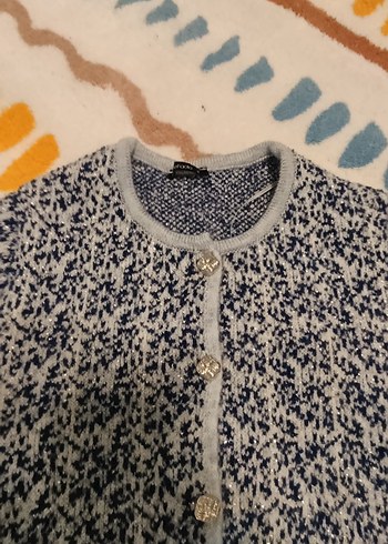 Gri Örgü Kadın Hırka, Rahat Kesim - Görsel 3