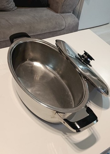 AMC çelik termometreli tencere - Görsel 7