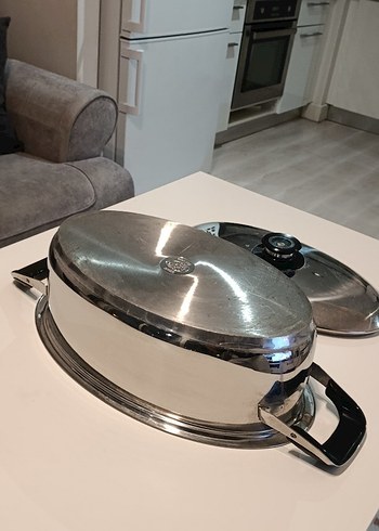 AMC çelik termometreli tencere - Görsel 5