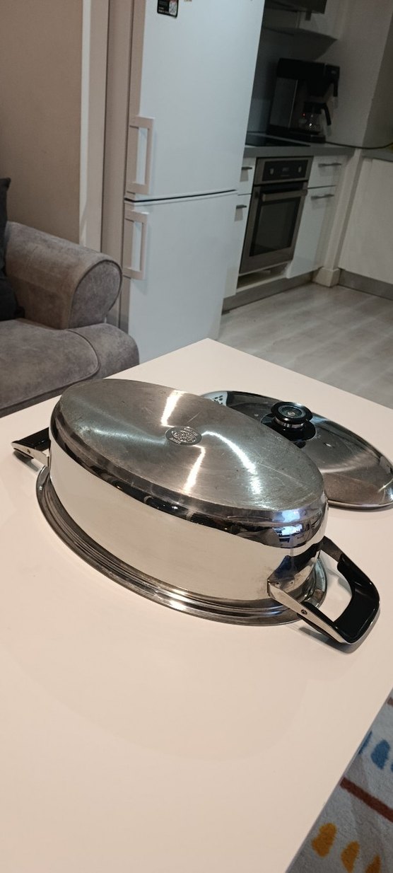 AMC çelik termometreli tencere - Görsel 5